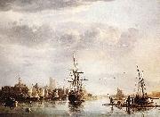 Aelbert Cuyp Ansicht von Dordrecht oil painting reproduction